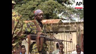 SIERRA LEONE THOUSANDS DISPLACED DUE TO CIVIL WAR