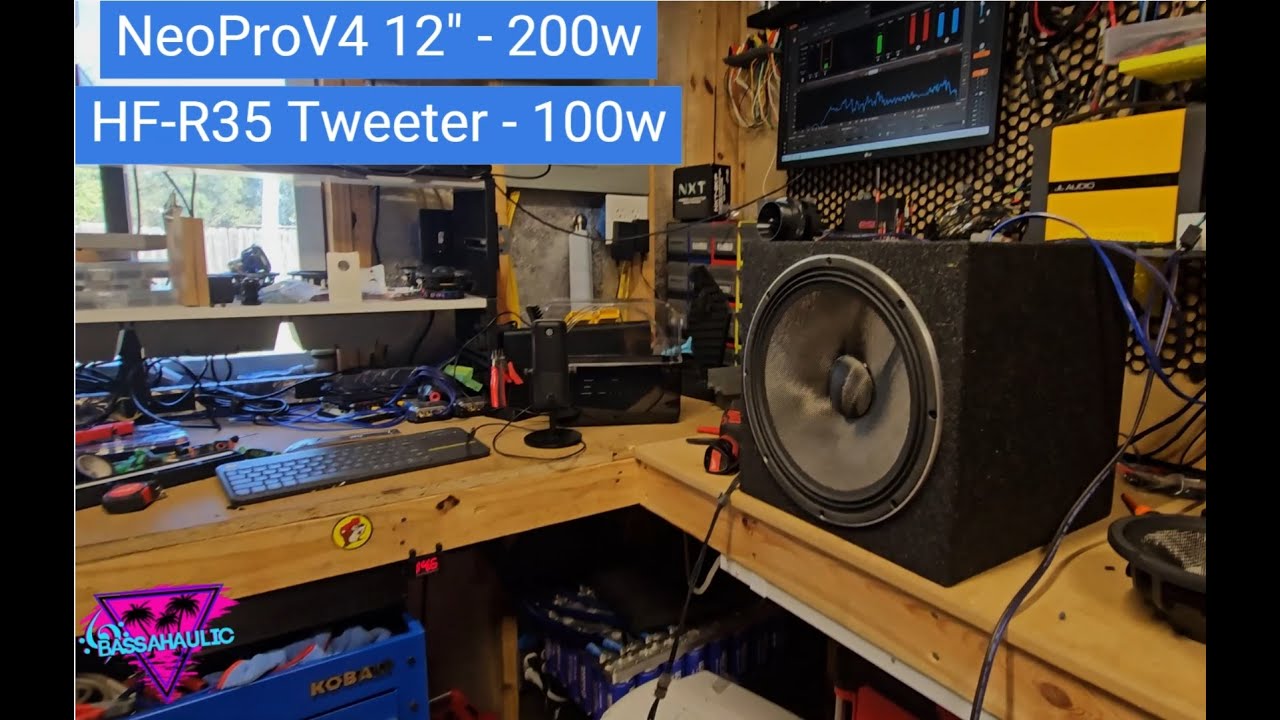 Sundown Audio NeoPro V4 12" & HF-R35 Tweeter Demo!