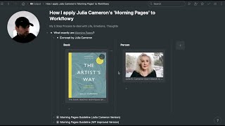 Julia Cameron's Morning Pages in Workflowy - Simple 5 Step Process [+ Guide] Profile