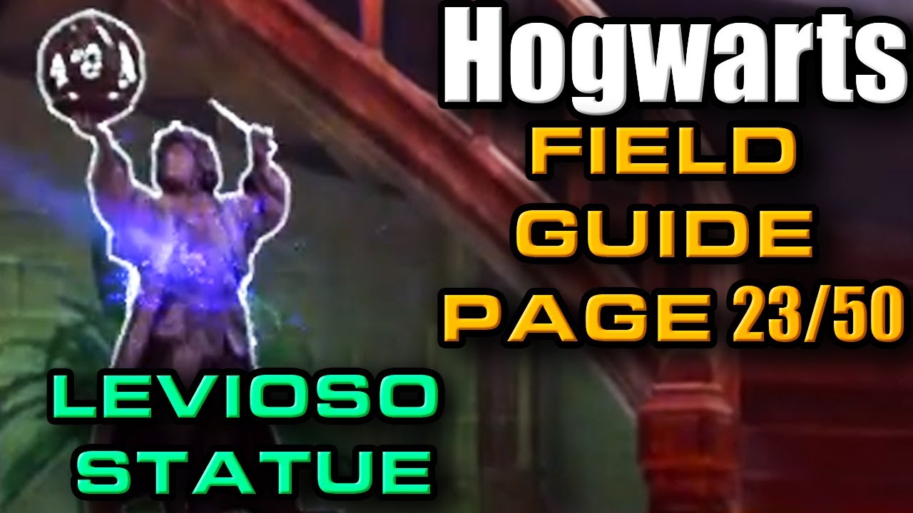 Levioso Statue Field Guide Pages Hogwarts 23/50 Hogwarts Legacy