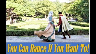 Simple Medieval English Dance Lesson // Lybens Dysonis