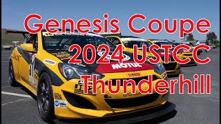 Hyundai Genesis Coupe. United States Touring Car Championship Thunderhill Raceway Round 1 2024 USTCC