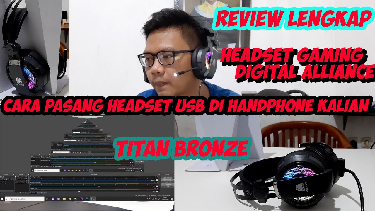 REVIEW LENGKAP HEADSET GAMING  DIGITAL  ALLIANCE  TITAN 