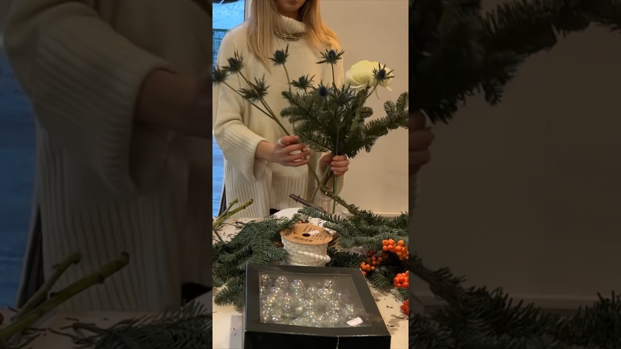 Unveiling a Stunning Winter Floral Arrangement 