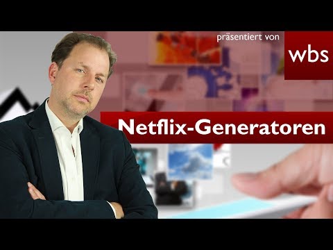 Sind Account-Generatoren wie Netflix-Generator oder WickedGen legal? | RA Christian Solmecke