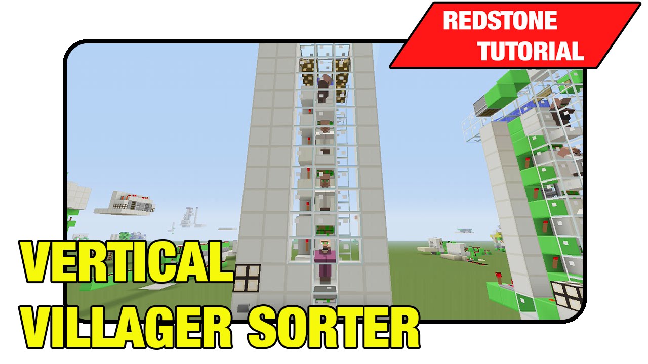 Vertical Villager Sorter "Tutorial" (Minecraft Xbox/Ps3 TU16)