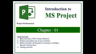 MS Project Basics Chapter 01 in Hindi  Basic of interface, How to start a project, adding activities by Knowledge World Express 51 views 2 years ago 15 minutes