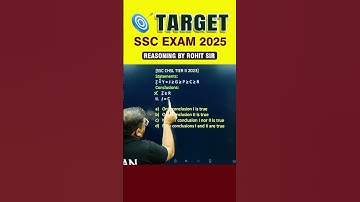 🔥INEQUALITY TRICKS | REASONING BY ROHIT SIR | #shorts #ssc #cgl2025 #ssccgl #sscchsl #radianmensa