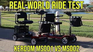 Kerdom MS001 vs MS002 Mobility Scooter | Real-World Ride Comparison