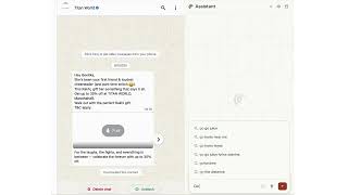 Boost Productivity with Perplexity Comet Browser: Craft, Search, and Post in WhatsApp screenshot 1