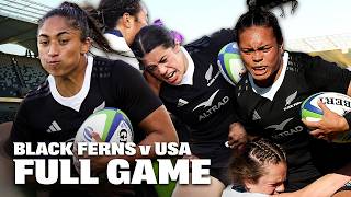 Black Ferns vs USA 2024 Rugby Showdown: See Mererangi Paul's OUTRAGEOUS Chip & Chase Hat-Trick 💪