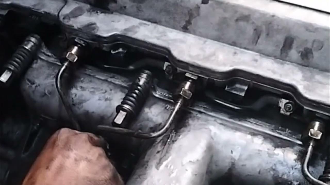 MITSUBISHI 4M51 UMANDAR NA PALIT LANG SPILL VALVE CALIBRATE INJECTOR