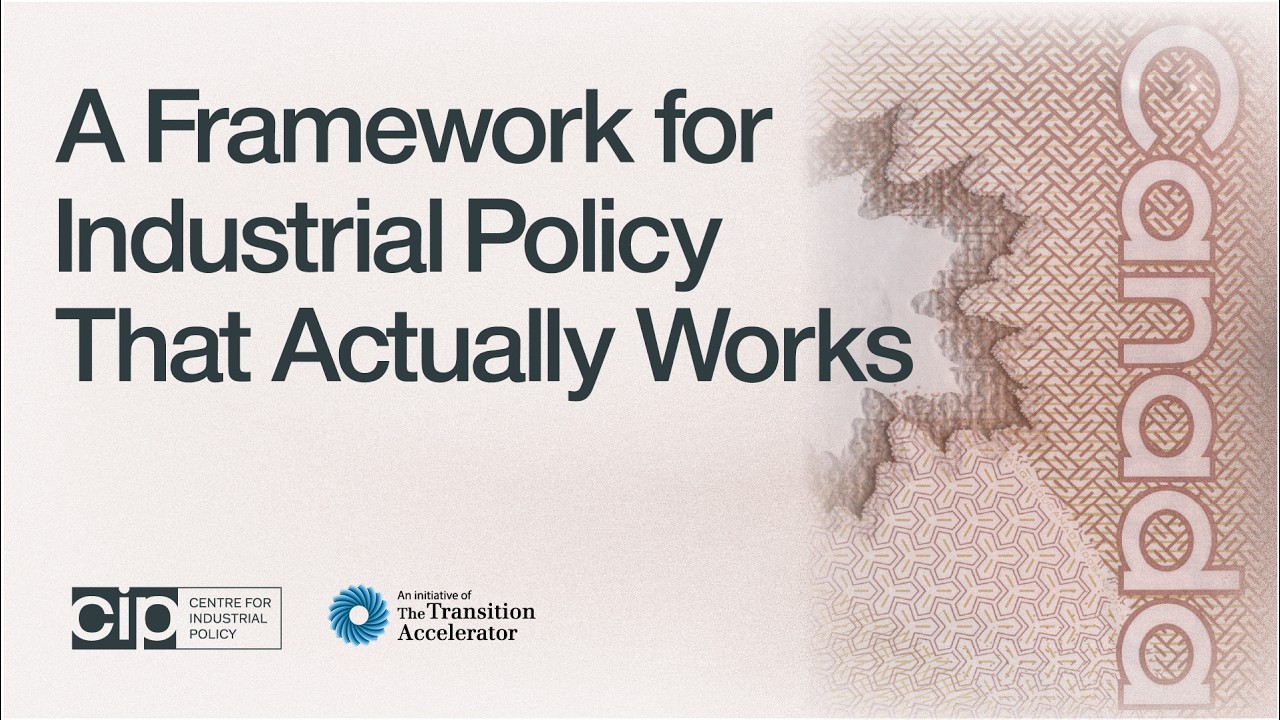 A Framework for Industrial Policy That Actually Works