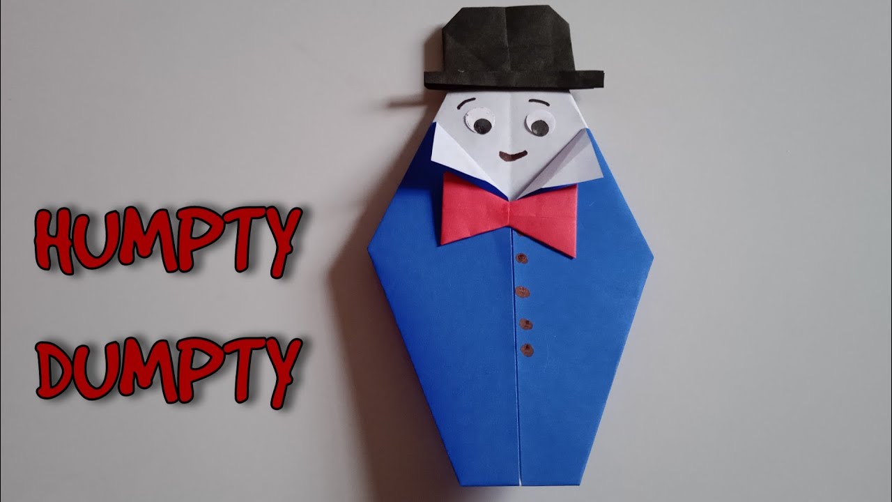 Origami Humpty Dumpty| How to make a paper Humpty Dumpty | Origami Hat ...