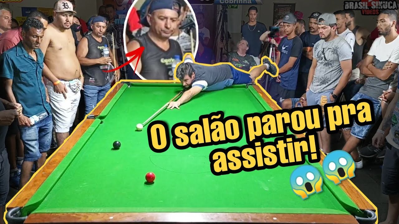 A Torcida do maycon colocou PRESSÂO no Baianinho #sinuca #baianinho  #sinucaaovivo, By Junior Snooker