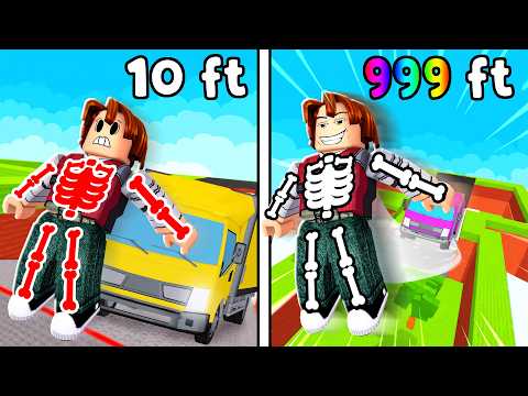 GET HIT BY A TRUCK IN ROBLOX!!!