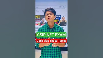 CSIR NET Chemistry Important Topics 2025 #shorts #csirnet #csirnet2025 #madchemclasses