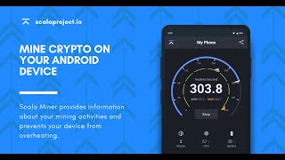 Mine Scala (XLA) on Mobil Android + Withdraw Proof