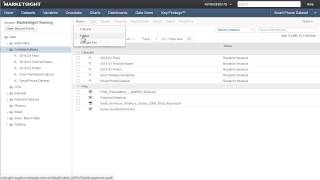 Select or Upload a Dataset in MarketSight