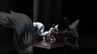 Silver Fox Spirit Appears! 🦊✨ ASMR Ceramic Animal Art
