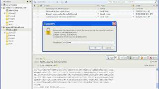 receiving encrypted and signed message