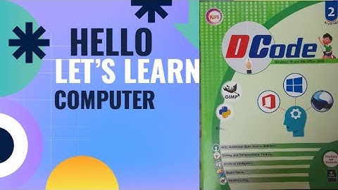 cbse class 2 computer a smart machine chapter 1 explanation with excercise