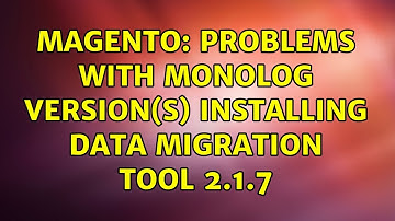 Magento: Problems with Monolog version(s) installing Data Migration Tool 2.1.7
