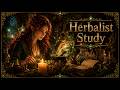 Candlelit Herbalist’s Study | Cozy Fantasy Focus Ambience for TTRPGs & Study