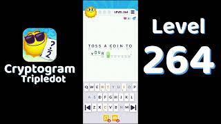 Cryptogram Tripledot Level 264 Answer | SolutionGuruji
