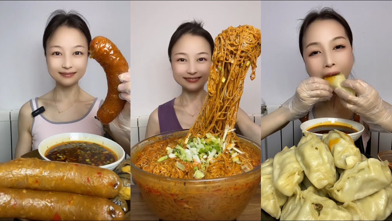 【MUKBANG】SPICY BRAISED PORK BELLY | EATING SHOW | CHINESE FOOD | 食べる|吃播 #咀嚼音 #food #mukbang #foodie