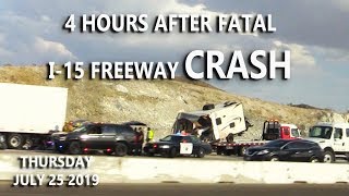Fatal I-15 Freeway Crash