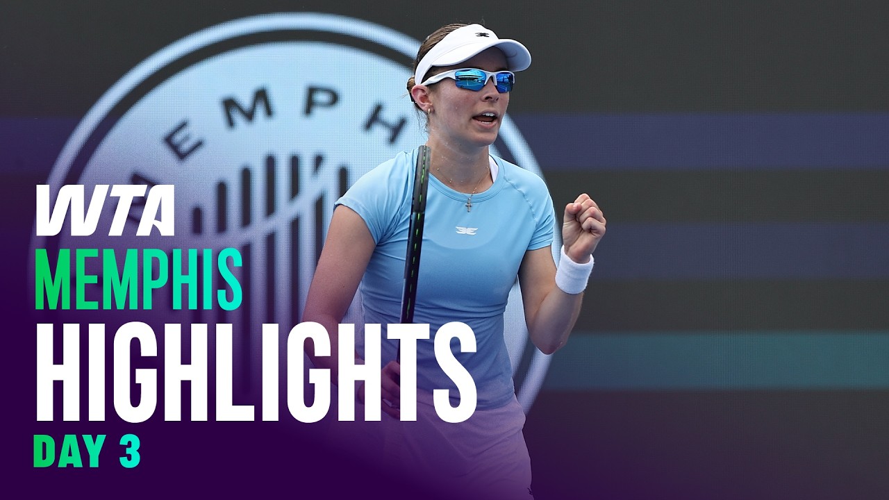 Day 3 in Memphis with Volynets, Zarazua & more | WTA Match Highlights