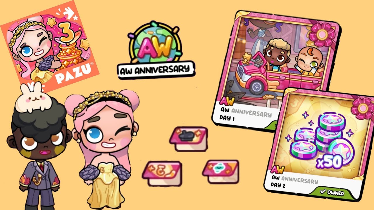 أب ديت جديد في أفتار ورلد بمناسبة عيد ميلادها + هديتين جداد🤩🤩😊😯