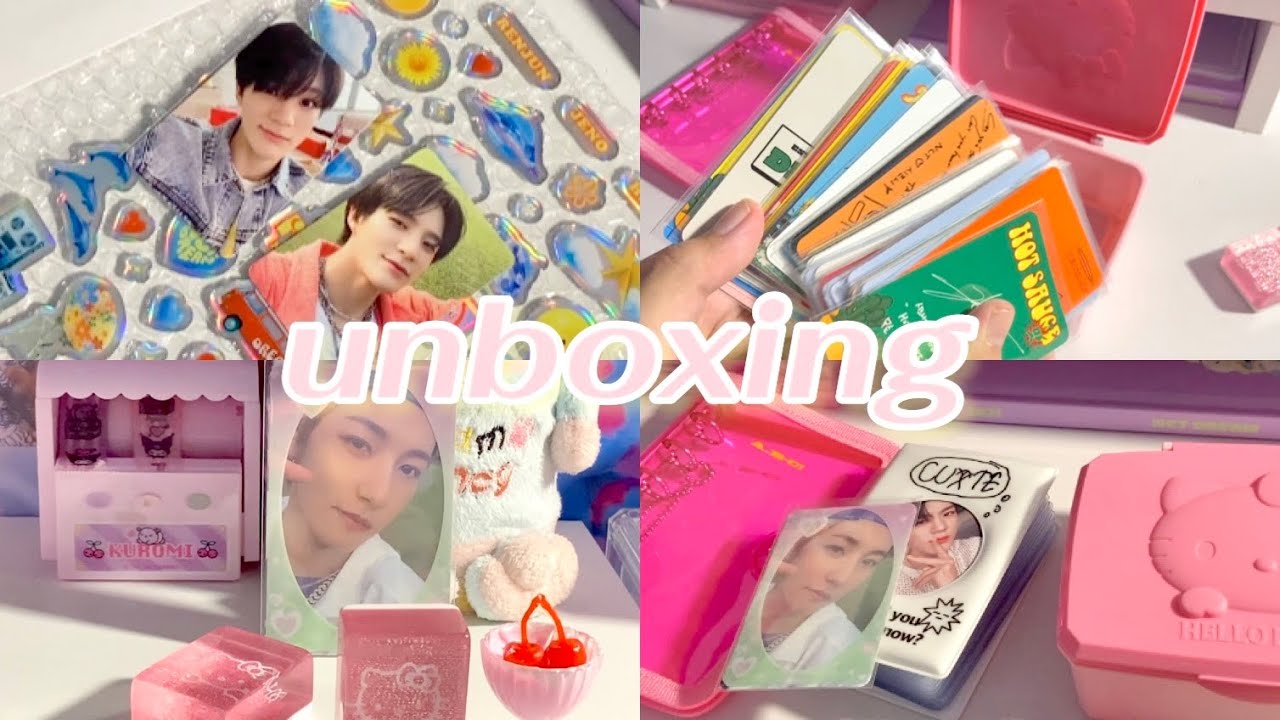 unboxing 🖇 แกะพัสดุnct balloon set + beyond live md 🎟, จัดแฟ้มเก็บการ์ด 🍀🎀