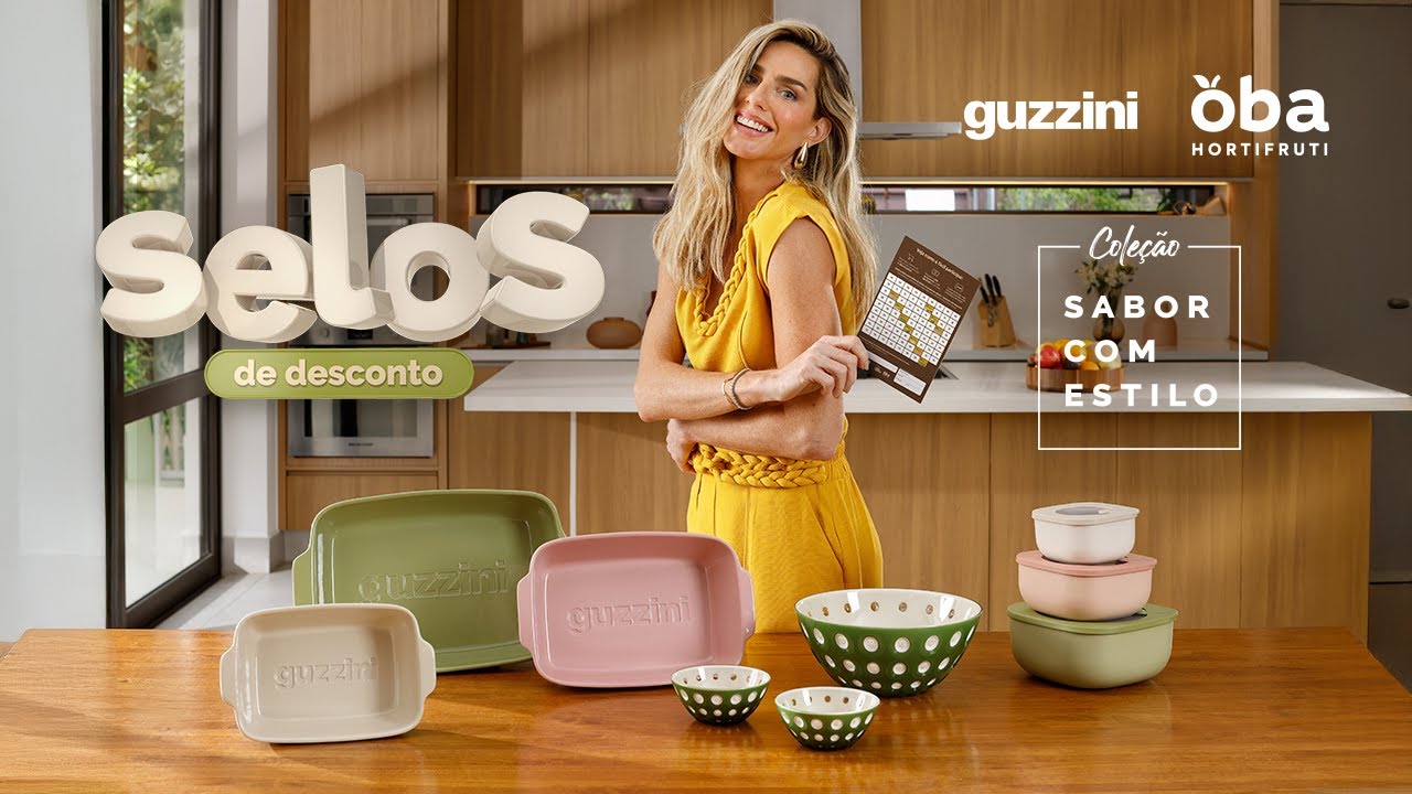 Selos de Desconto | Coleção Sabor com Estilo | Oba Hortifruti