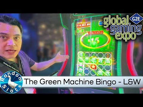 The Green Machine Bingo Slot Machine by L&W at #G2E2022