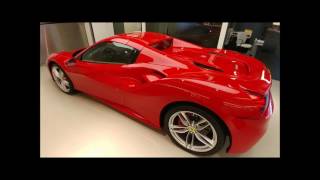 Red & Blue Ferrari 488 GTB Spiders @ ferrari of Palm Beach