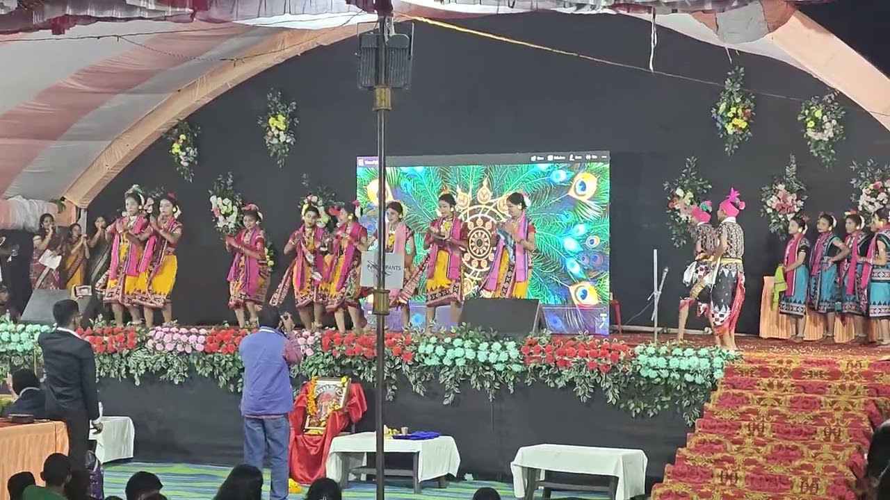 Sambalpuri dance performance.. annual day OAV BGR 
