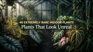 40 Rare Indoor Plants That Look Completely Unreal 🌿 | The World’s Most Exotic Houseplants