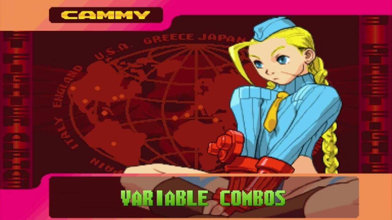 V-Guile V-ism Variable Combos VCs - Street Fighter Alpha 3 SFA3 Upper/Max 