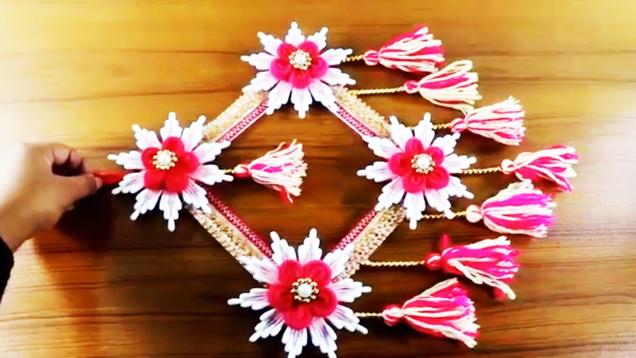 Awesome Craft With Hair Rubber Bands Cotton Buds Craft | Home Handmade