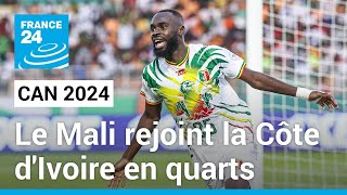 CAN 2024 : Le Mali rejoint la Côte d'Ivoire en quarts de finale • FRANCE 24