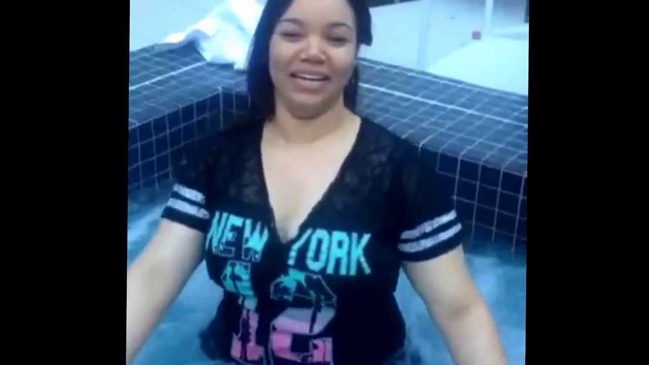 Morning after bachorelette -In the hot tub- clothes and all. Too much fun. #gainespartyof2