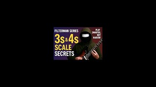 Filterman Series Ep. 3 & 4  Guitar Scale Sequences in 3s & 4s 🎸 (Beginner Friendly)