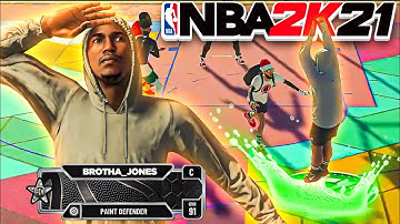 THIS “PAINT DEFENDER” W/ SHARP TAKEOVER IS OVERPOWERED🔥🔥🔥 BEST CENTER BUILD! NBA 2K21 CURRENT GEN