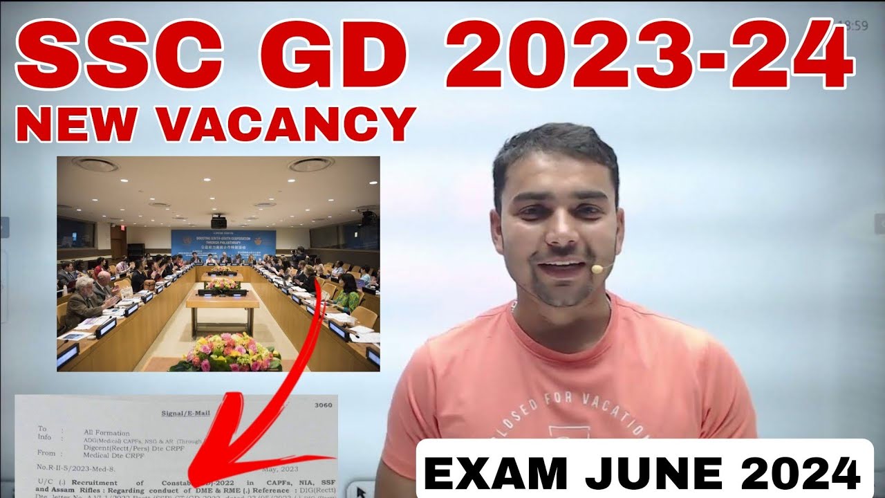 SSC GD 2023-24 NEW VACANCY BIG UPDATES @DEFENCE93