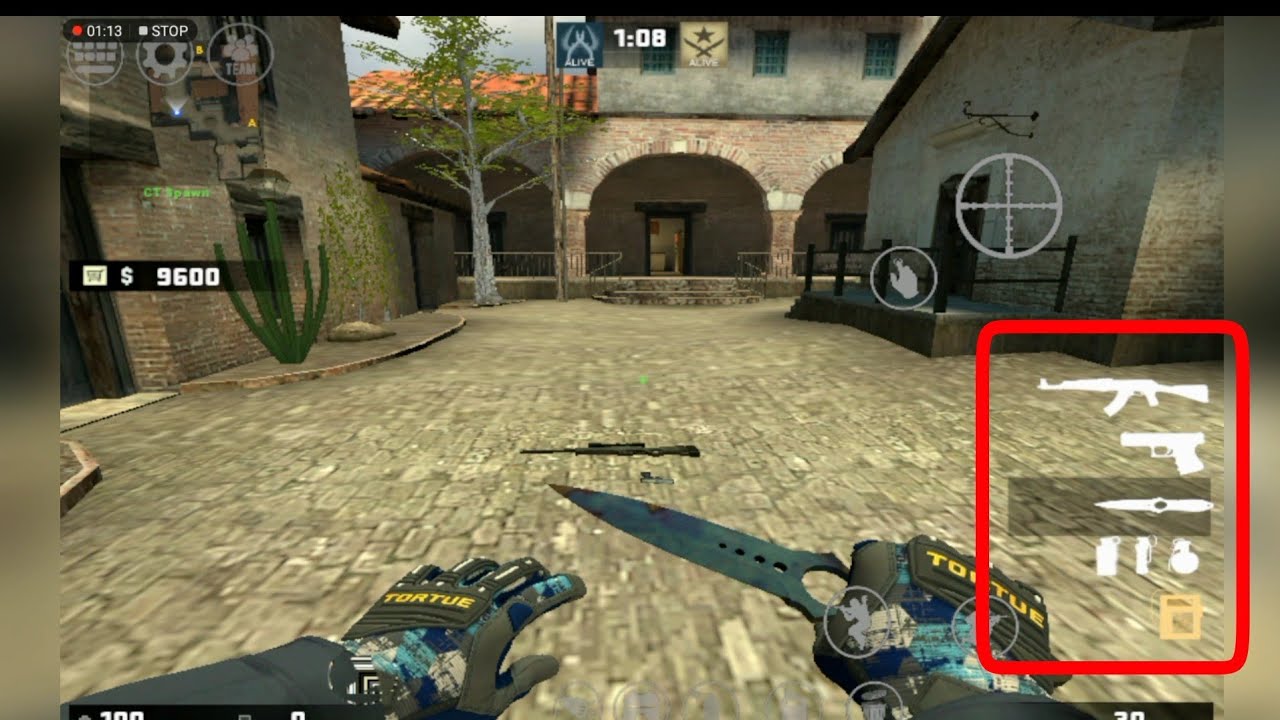 CSS - Weapon Hud - touch button for android - YouTube