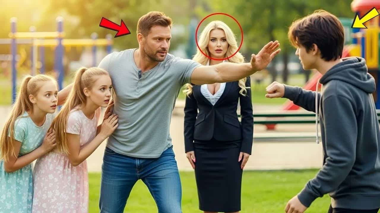 Single Dad stoppt Rowdy im Park – ahnt nicht, dass die Mutter seine Firmenchefin ist