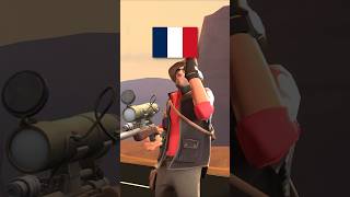 TF2 ‘MEDIC!’ in Different Languages - Sniper #tf2 #teamfortress2 #shorts #gaming