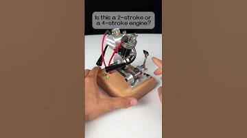 Is this a 2-stroke ora 4-stroke engine #v2 #mechanic #DIY #enginemodel